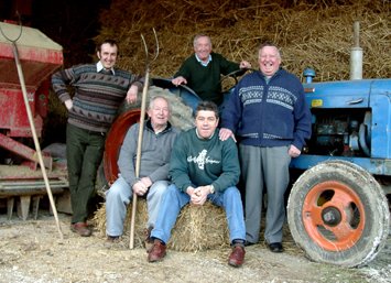 The Millen Family today - L to R: Neil Ridley, Gerald Millen, Howard Millen, Hilary Millen, Don Levett.
