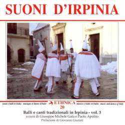Cover picture of costumed dancers at the carnevale of Montemarano, Campagnia, 1994.